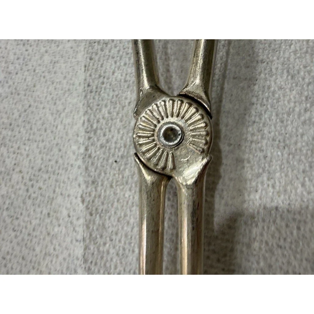 Vintage Silverplate Scissor Serving Tongs Salad Italy Flatware 1pc